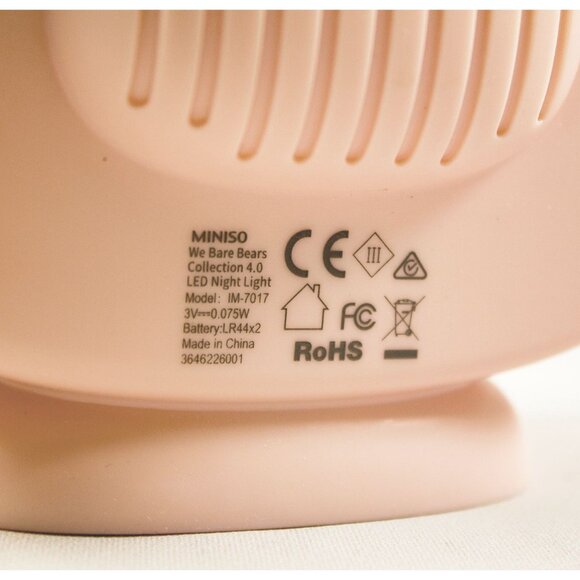 We Bare Bears Collection 4.0 LED Pan Pan Pink TV Night Light Cartoon Network - Picture 7 of 9